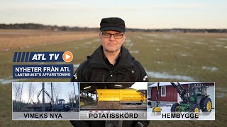 ATL TV Nya Vimekskotaren • Potatisskörd • Byggde egen skördare [upl. by Erastus]