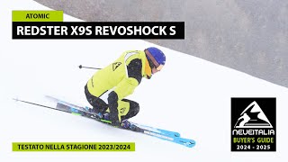 Atomic Redster X9S Revoshock S  NeveItalia  Ski Test  20232024 [upl. by Nosemyaj]