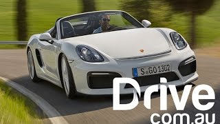 2016 Porsche Boxster Spyder Review  Drivecomau [upl. by Auohp]