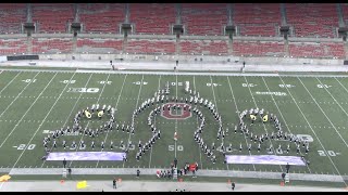 The Ohio State University Marching Band performs at Buckeye Invitational 2024 [upl. by Eiramlatsyrc]