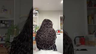 Curly hair routine 🤍 haircare curlyhair curlyhairoutine [upl. by Guise]