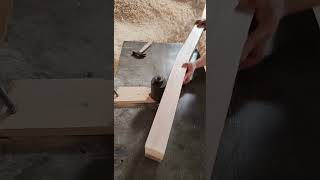 Rubbing furniture plywood to make it smooth [upl. by Ecnerual]