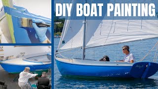 DIY Boat Painting from Stem to Stern using TotalBoat Marine Coatings [upl. by Esch330]