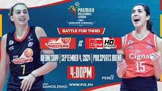 PLDT HOME FIBER vs CIGNAL  Full Match  Battle for 3rd  2024 PVL Reinforced Conference [upl. by Lorollas]