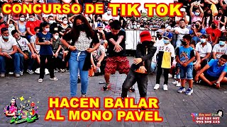 CONCURSO TIK TOK HACEN BAILAR AL MONO PAVEL  monopaveloficial5857 [upl. by Notgnilra]