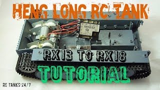 Heng Long RC Tank RX13 to RX18 Control Board Tutorial [upl. by Arlyne]