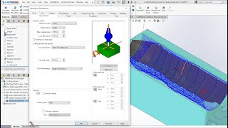 CAMWorks 4 Axis Tutorial4 Simultaeous Machining Toolpath [upl. by Rustice308]