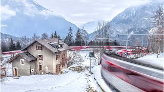 SHORTS Mont Blanc Express  de Martigny aux Marécottes en train [upl. by Eremaj]