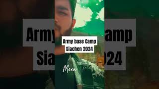 at Army Base camp siachen traveldiaries2024 [upl. by Bensen]