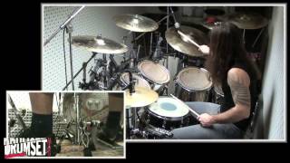 Gee Anzalone Drum Exercises  Extreme Shuffle Patterns  Drumset Mag n11  Feb2013 [upl. by Nino]