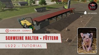 LS22 Tutorial  Schweine im Stall richtig halten und füttern [upl. by Buckels690]