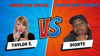 FINISH THE LYRICS  TAYLOR SWIFT EDITION  Spooky Reaction Marathon [upl. by Desirae]