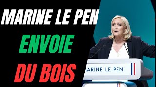 MARINE LE PEN ENVOIE DU BOIS ET HUMILIE LA GAUCHE ET LES MACRONISTES [upl. by Ronal698]