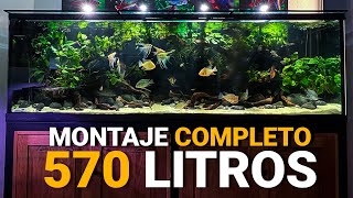 Montaje COMPLETO del ACUARIO DE 570 Litros [upl. by Josy]