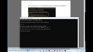 Fix Error 740  Elevated Permissions are required to run DISM on Windows 2024 updated [upl. by Henrique]