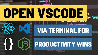 How to Open Visual Studio Code from Mac Terminal  Improving Your Dev Productivity [upl. by Yeldoow451]