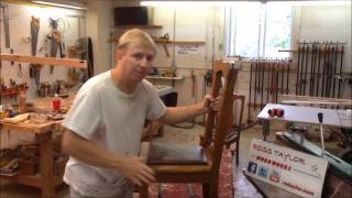 REPAIRING OAK CHAIRS  FURNITURE REPAIR ANTIQUES [upl. by Hullda759]