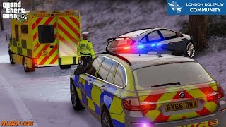 GTA5 Roleplay Police  Let it snow but dont crash  London Roleplay Community 38 UKGTA [upl. by Edmon]