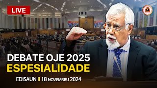 PM Xanana partisipa diskusaun no votasaun ba Proposta Lei OJE tinan 2025 iha PN II 18112024 [upl. by Safier]