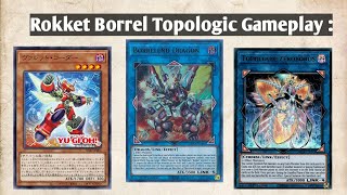 Rokket Borrel Topologic Deck with new card aka Rokket Coder  YuGiOh EDOPro [upl. by Ahsitaf]