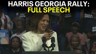 Kamala Harris Georgia Rally FULL SPEECH [upl. by Noyerb]