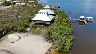 Little Gasparilla Island north end docks after Hurricanes Helene and Milton [upl. by Eiznekcm]