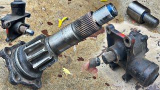 A Skilled Mechanic Mended a Broken Truck Steering Mechanism Rocker Shaft That I Retrieved from a Sa [upl. by Tempa]