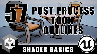 Post Process Cartoon Outlines  Shader Graph Basics  Episode 57 [upl. by Ahsias]