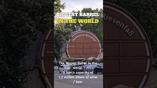 BAD DÜRKHEIM  BIGGEST BARREL IN THE WORLD  GERMANY 🇩🇪 shorts [upl. by Aihsar183]