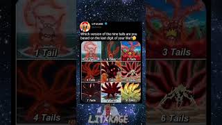 Which version of the nine tails are you🤔 animeshorts animeedits narutoedits naruto [upl. by Vonni]