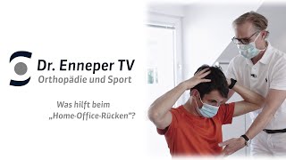 Dr Enneper TV  Tipps gegen Rückenschmerzen im HomeOffice [upl. by Aimat]