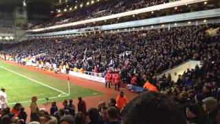 Celebration for Diame Goal amp Final Whistle of West Ham 2 Norwich 0 [upl. by Korella]