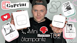 Recensione MINI STAMPANTE TERMICA PHOMEMO T02 [upl. by Hatfield]