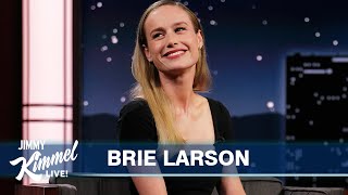 Brie Larson on Captain Marvel Roller Coaster Becoming a Workout Nut amp Scaling the Grand Tetons [upl. by Josiah339]