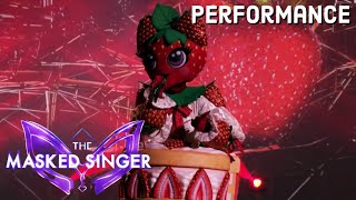 Strawberry Shortcake sings “Wrecking Ball” by Miley Cyrus  THE MASKED SINGER  SEASON 12 [upl. by Khalil]