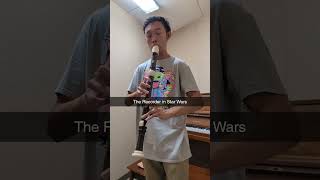 The RECORDER in Star Wars Mandalorian Theme [upl. by Llertac]