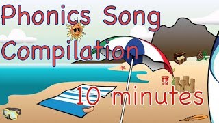 Phonics Song Compilation of AZ 10 minutes  Kidzstation [upl. by Fortunna]