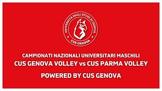 🏐 CUS Genova Volley vs CUS Parma Volley  CNU Maschili 2024  Semifinali [upl. by Mallis]