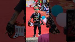 Little Rock Star Ayansh Ramp Walk 😎 shorts youtubeshorts trending childrensday rockstar cute [upl. by Tezzil]