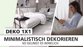 Minimalistisch dekorieren  so gehts 🪑  Deko 1x1  INTERIYEAH  Einrichten mit SEGMÜLLER [upl. by Egwin]