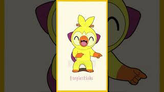 pokedance shinypokemon grookey pokemon animation cartoon fananimation fanart digitalart [upl. by Akenat]