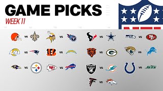 Week 11 Game Picks [upl. by Rudolph]