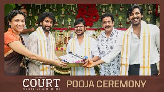 COURT  State vs A Nobody Pooja Ceremony Highlights  Priyadarshi  Nani  Ram Jagadeesh [upl. by Nirrok]