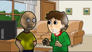 Caillou Shorts Caillou Refuses to do SomethingJumpscared by Daillou [upl. by Shepard]