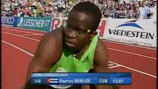 Dayron Robles 13 07 0 7m s Hengelo 2011 WL [upl. by Naol]