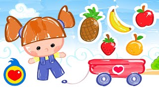 Contando com Mariana Frutas 🍎 🍍 Aprendendo com Um Herói do Coração ❤️ [upl. by Barty]