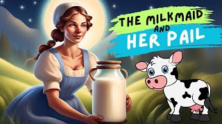 The Milkmaid and Her Pail  Moral Story for Kids in English  Milkmaids Dream in English [upl. by Till]