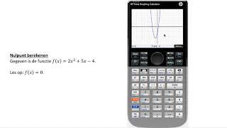 Nulpunt berekenen HP Prime [upl. by Amethyst203]