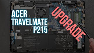 Acer TravelMate P21552 RAM and NVMe SSD Upgrade [upl. by Inal]