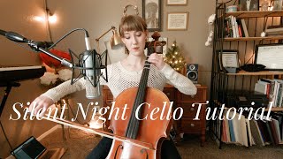 Silent Night Cello Tutorial for beginners ft Fiddlershop’s Holstein Bow [upl. by Dylan969]